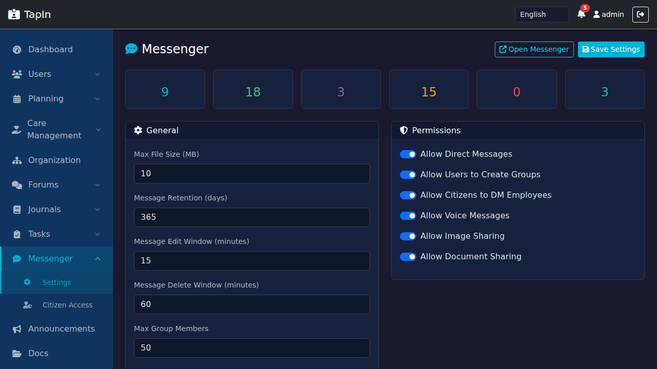 Internal Communication Platform